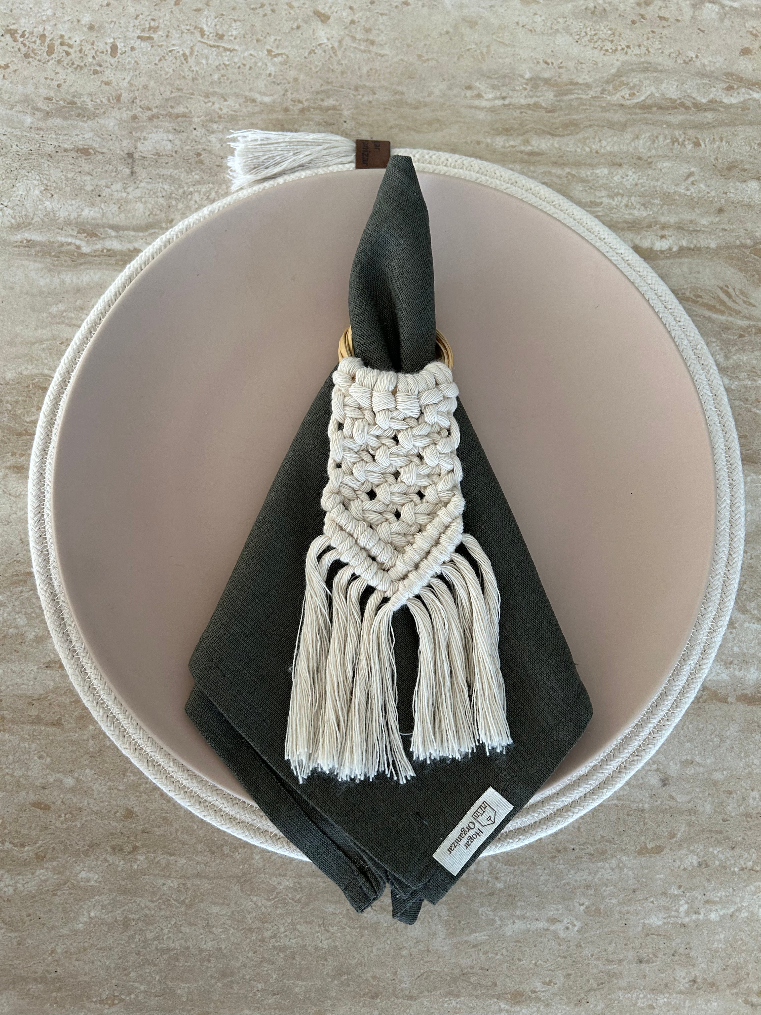 Servilletero Macramé