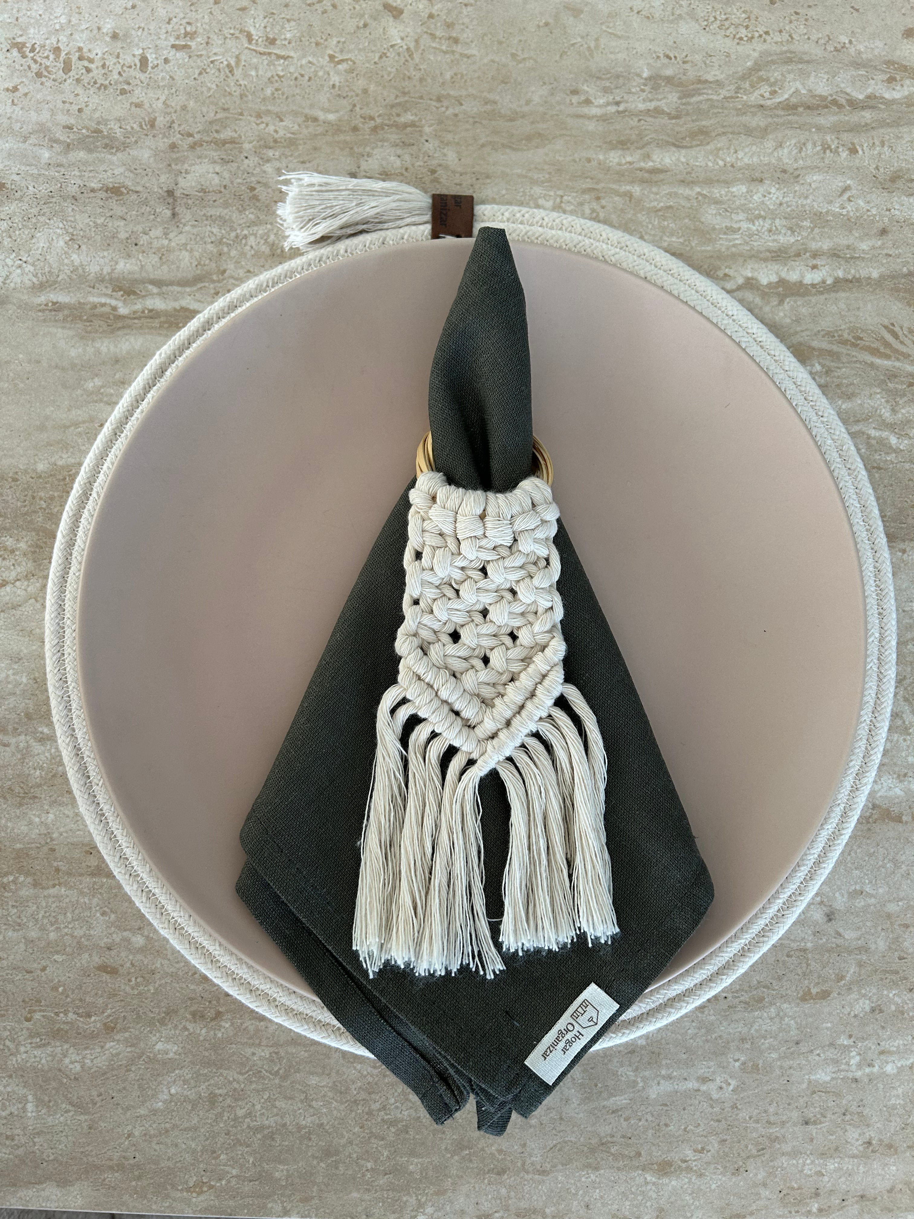 Servilletero Macramé