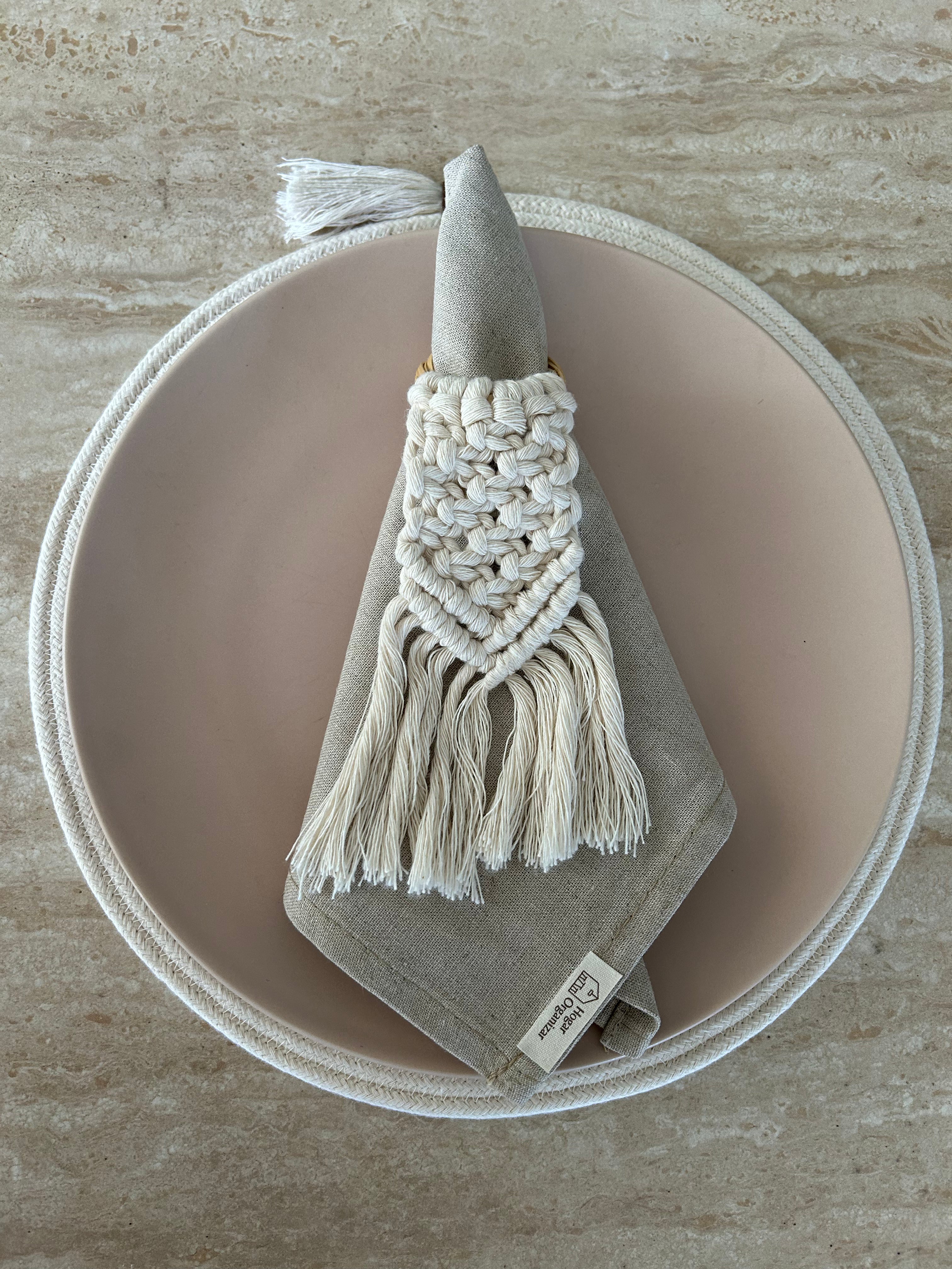 Servilletero Macramé