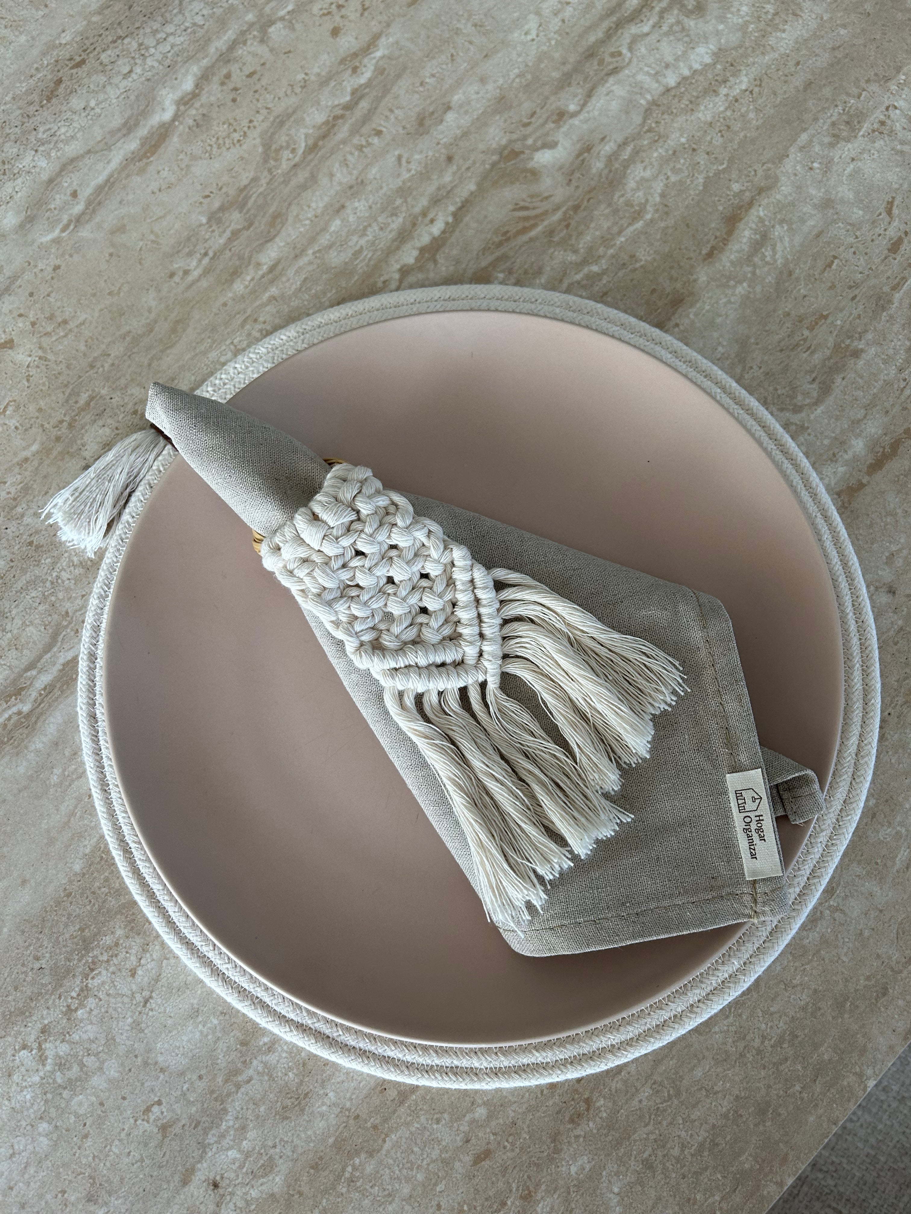 Servilletero Macramé