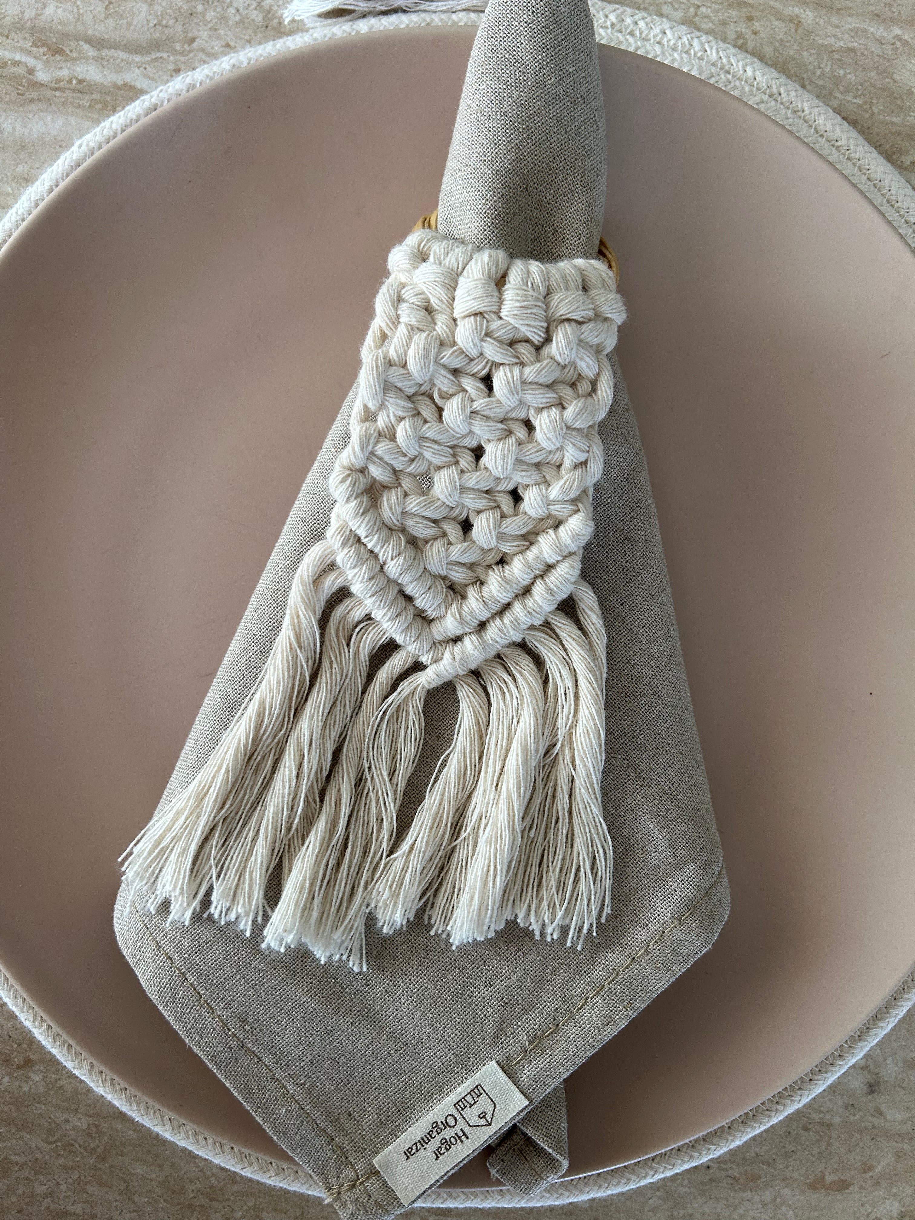Servilletero Macramé